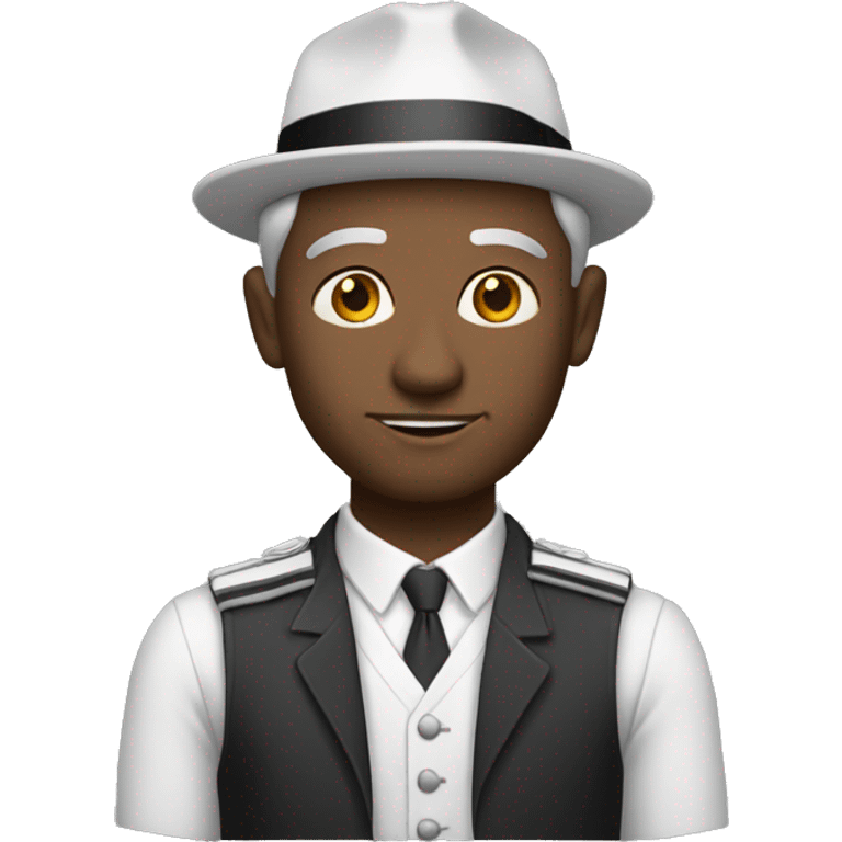 un fondateur blanc emoji