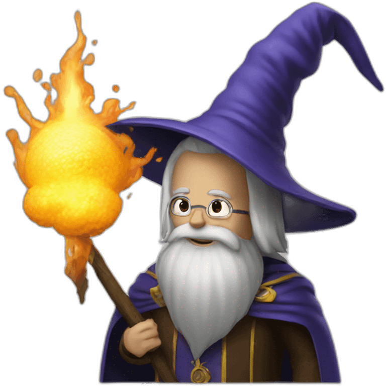 wizard assembling a nuke emoji