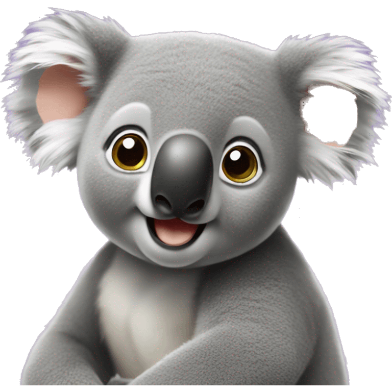 koala look at the r emoji