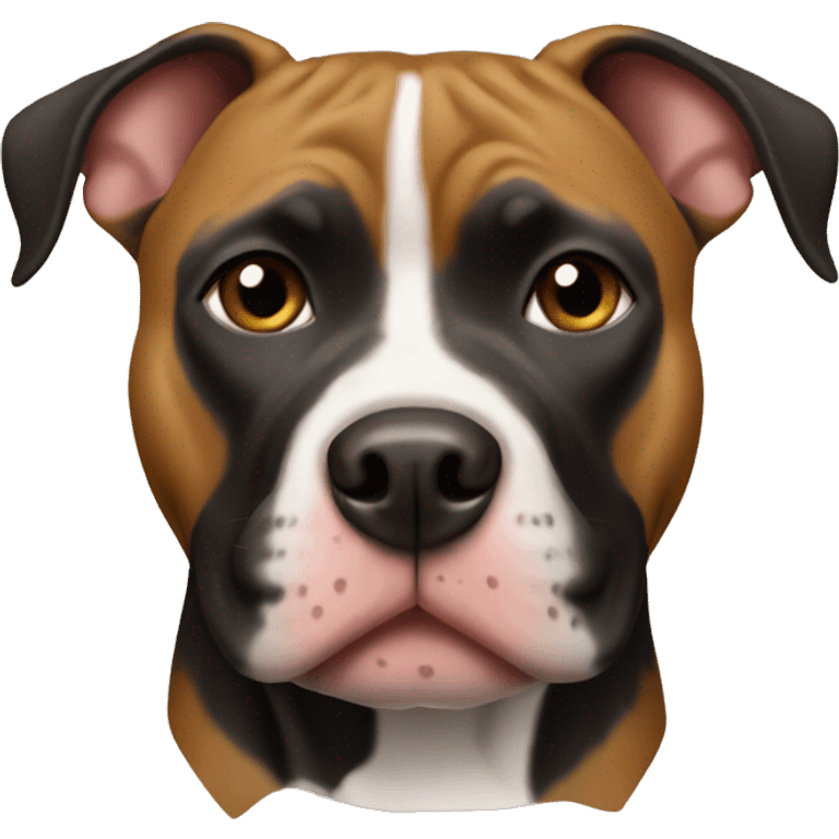 Black and tan pitbull emoji