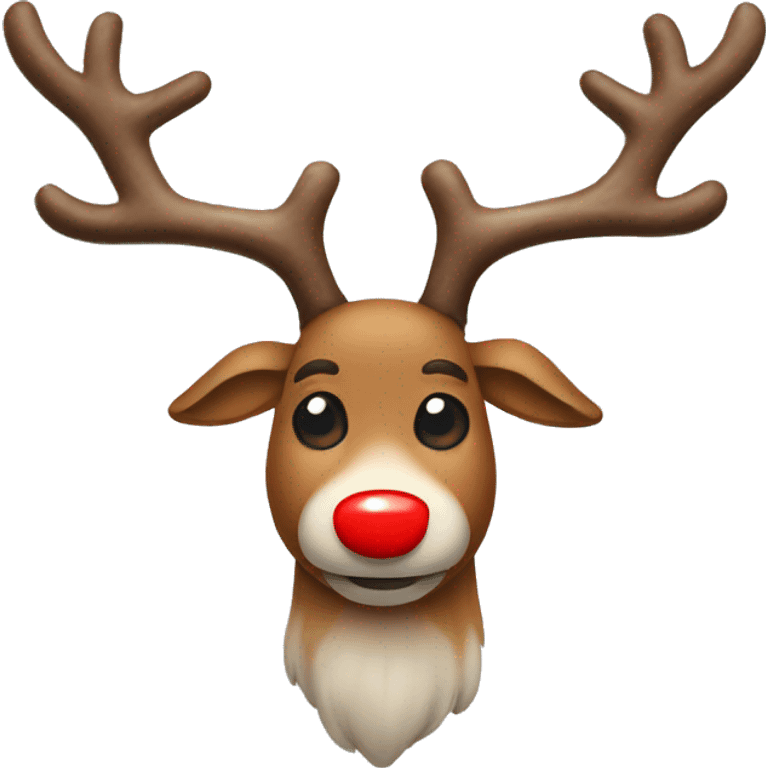 Red Nosed Reindeer emoji