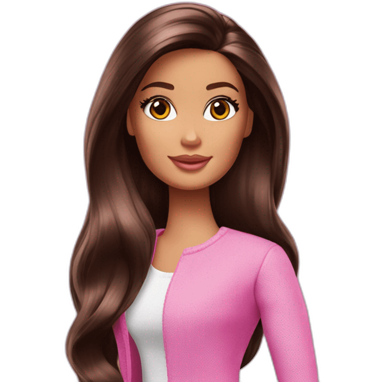 Barbie brune emoji