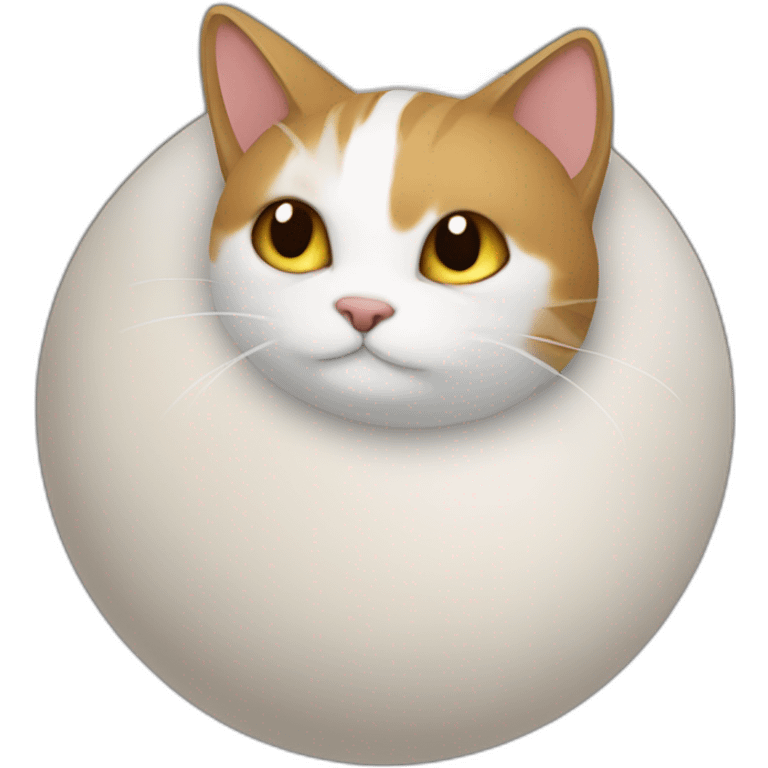 GATO CON PELOTA emoji