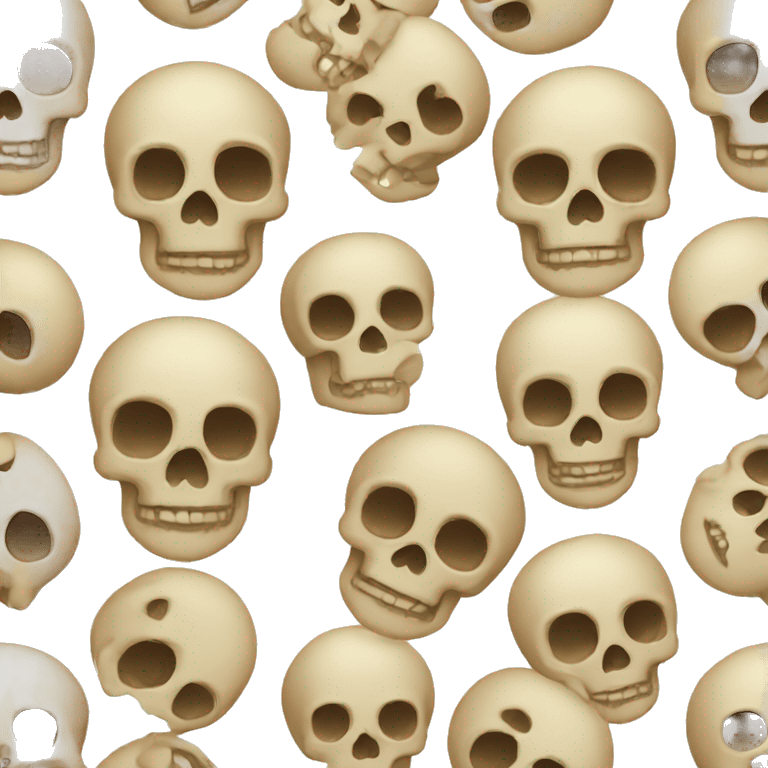 Skull emoji making OK symbol emoji