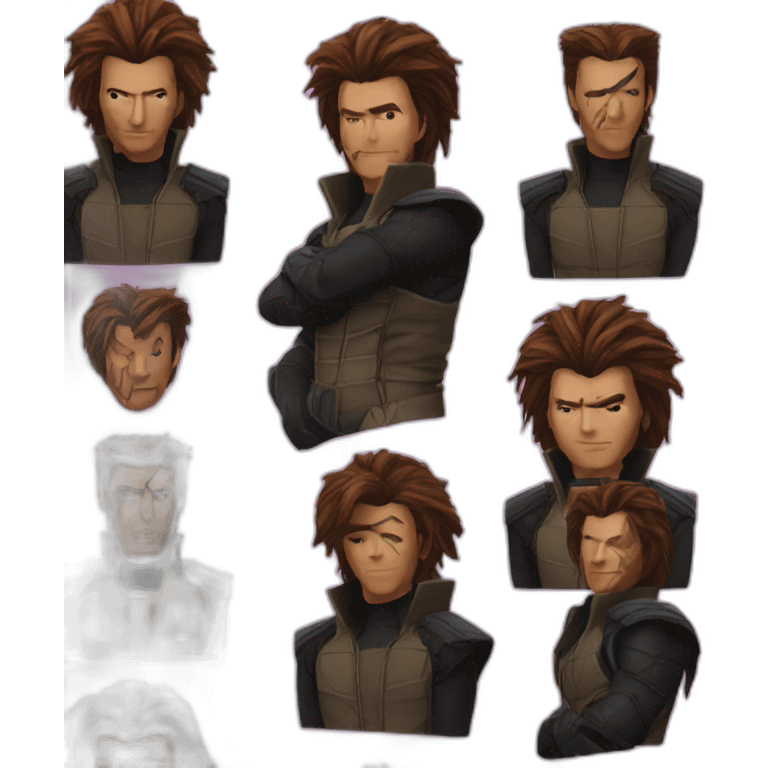 Gambit X-Men emoji