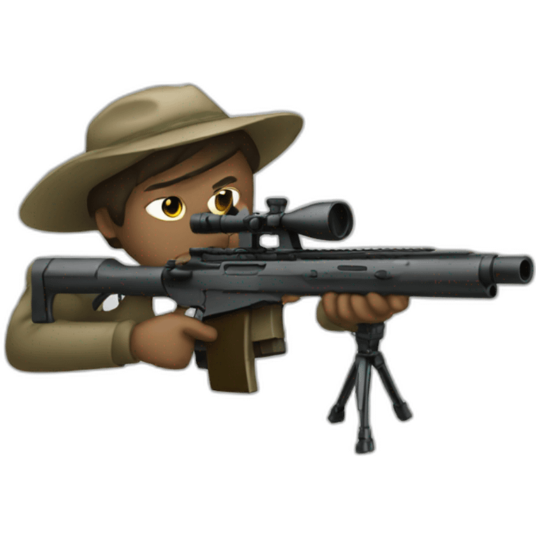 un sniper emoji