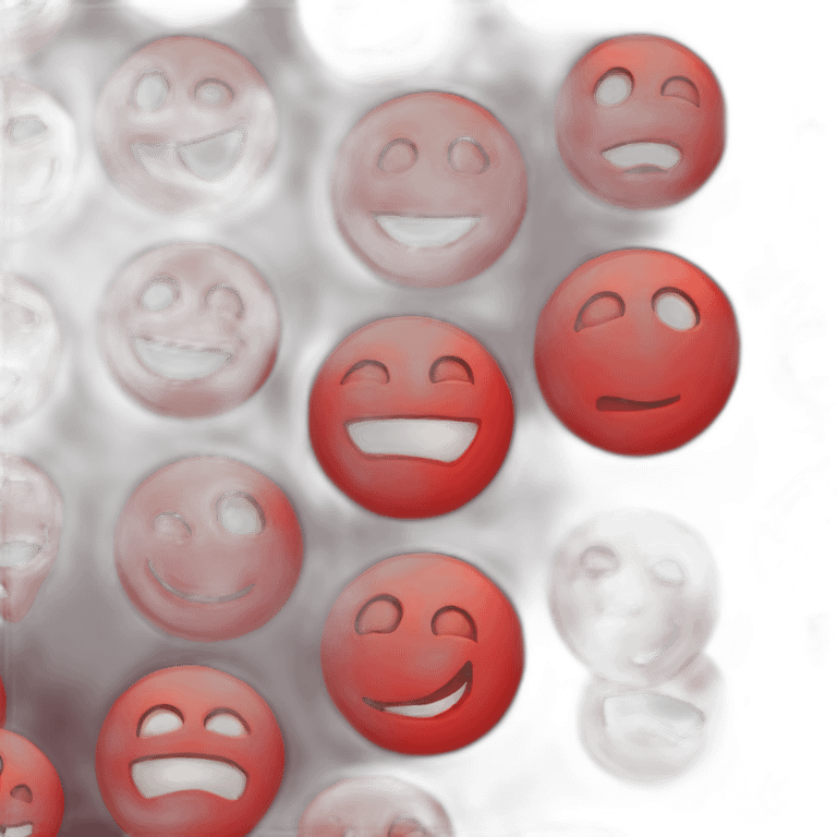 smiley red face emoji