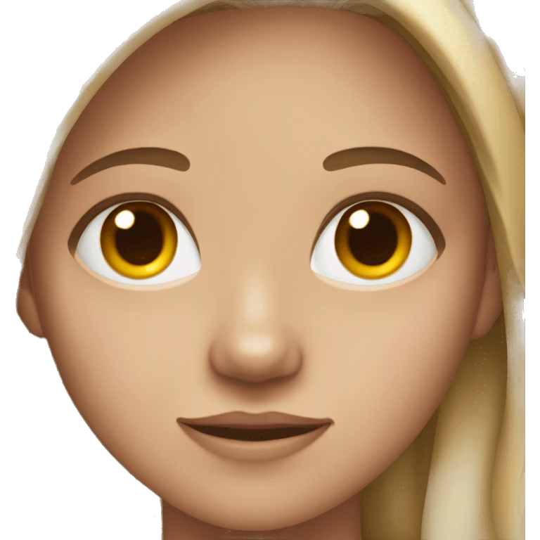 15 years old girl with a skin condition emoji