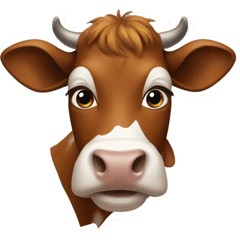 cow brown emoji