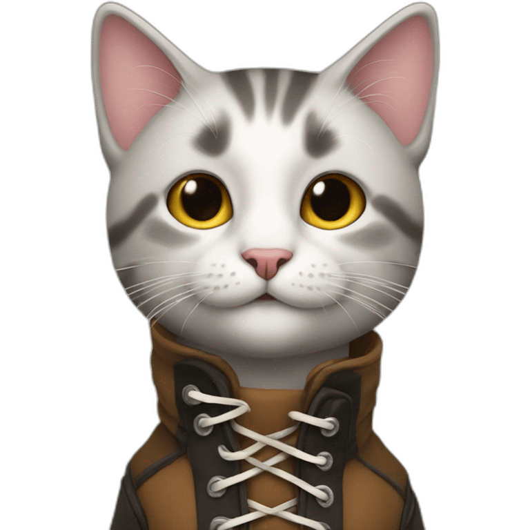 Cat in boots emoji