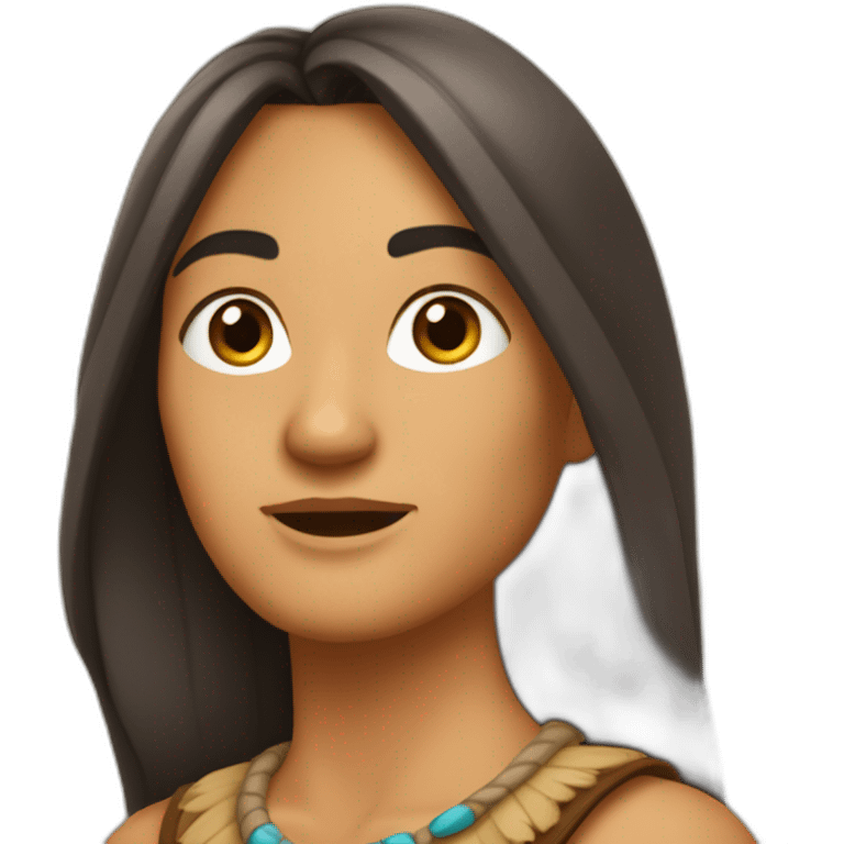 Arrête de venir sur le dos de pocahontas emoji