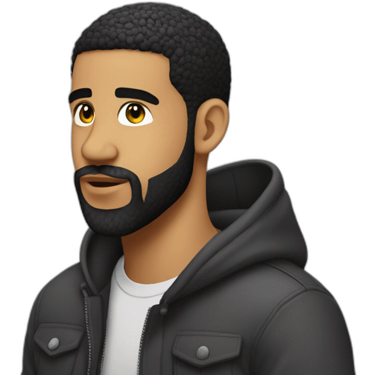 Drake in love emoji