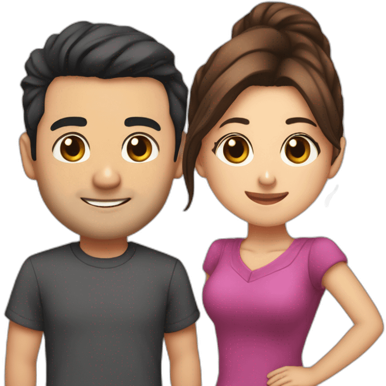 Raffi Ahmad and Nagita Slavina emoji