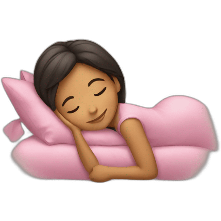 Hispanic girl dreaming emoji