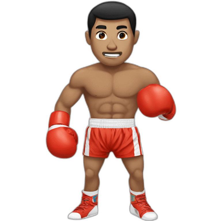 Thai boxer emoji