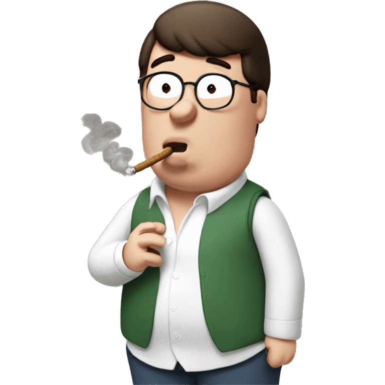 peter griffin smoking emoji