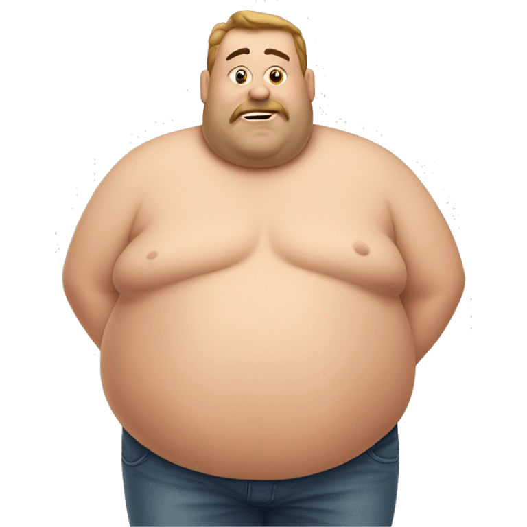 fat man emoji