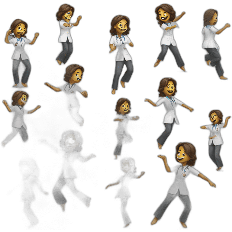 Dancing doctor women emoji