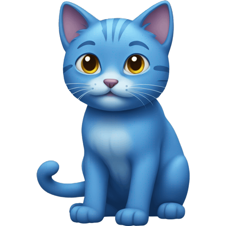 blue cat emoji