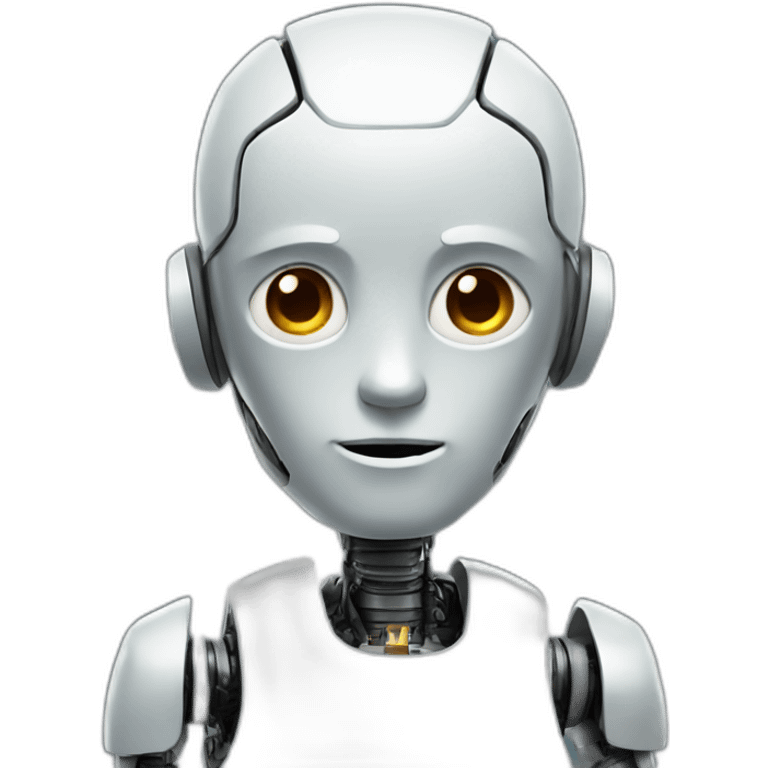 boy robot with big brains emoji