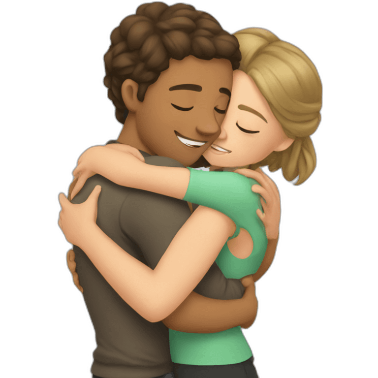 Hug girls emoji