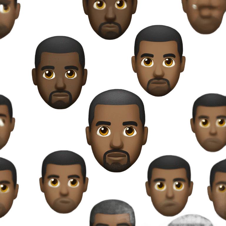 kanye west con camisa de cobreloa  emoji