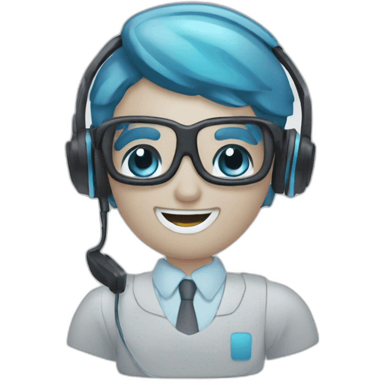 AI chatbot call center emoji