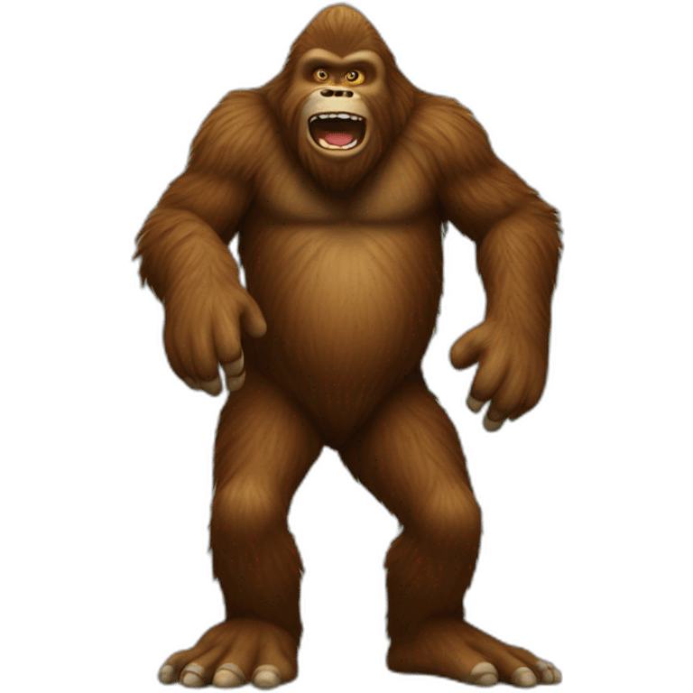 3 legged bigfoot emoji