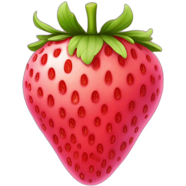 Strawberry pink emoji