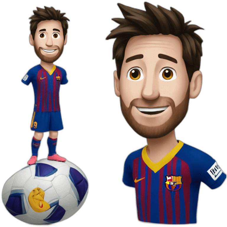 Messi qui Rigole emoji