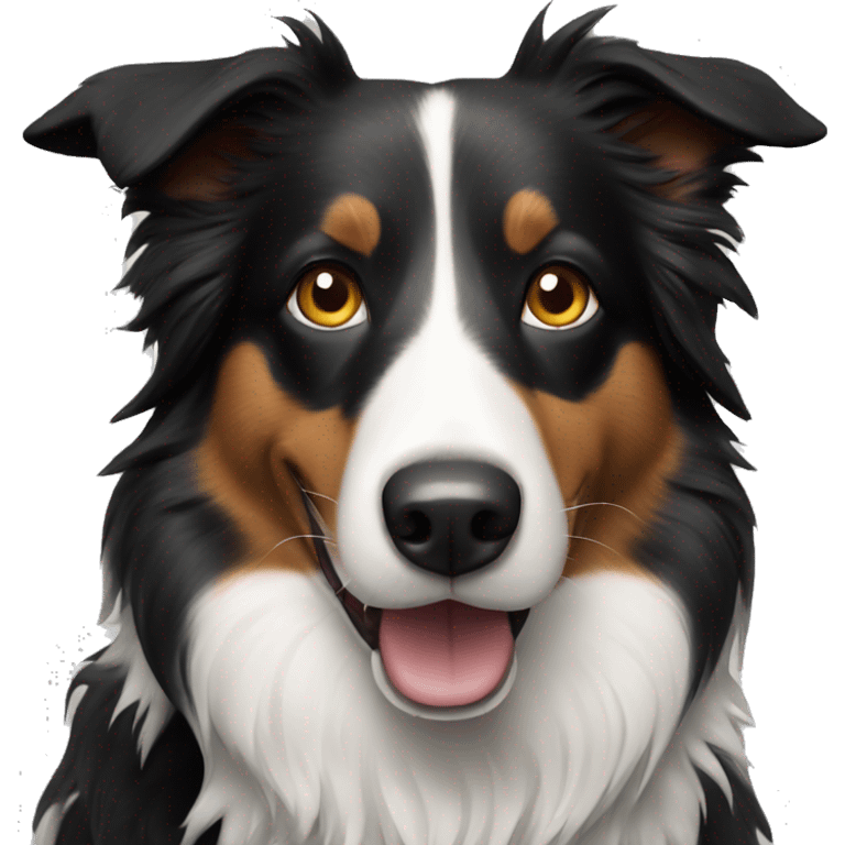 Un border collie  emoji