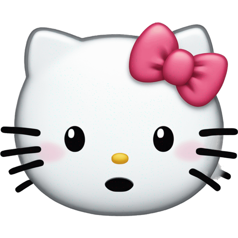 Hello kitty crying  emoji