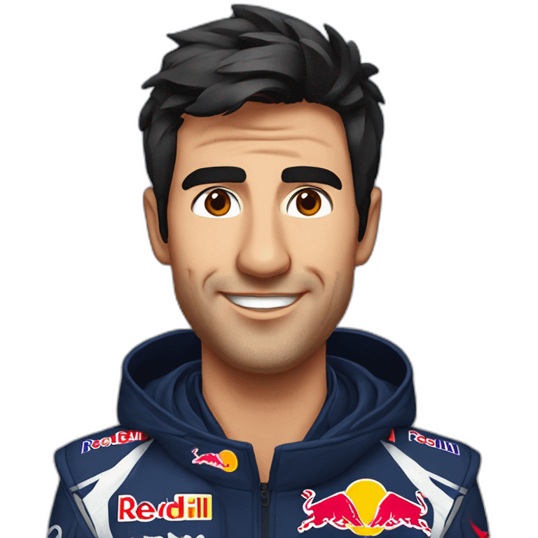 Checo Pérez redbull emoji