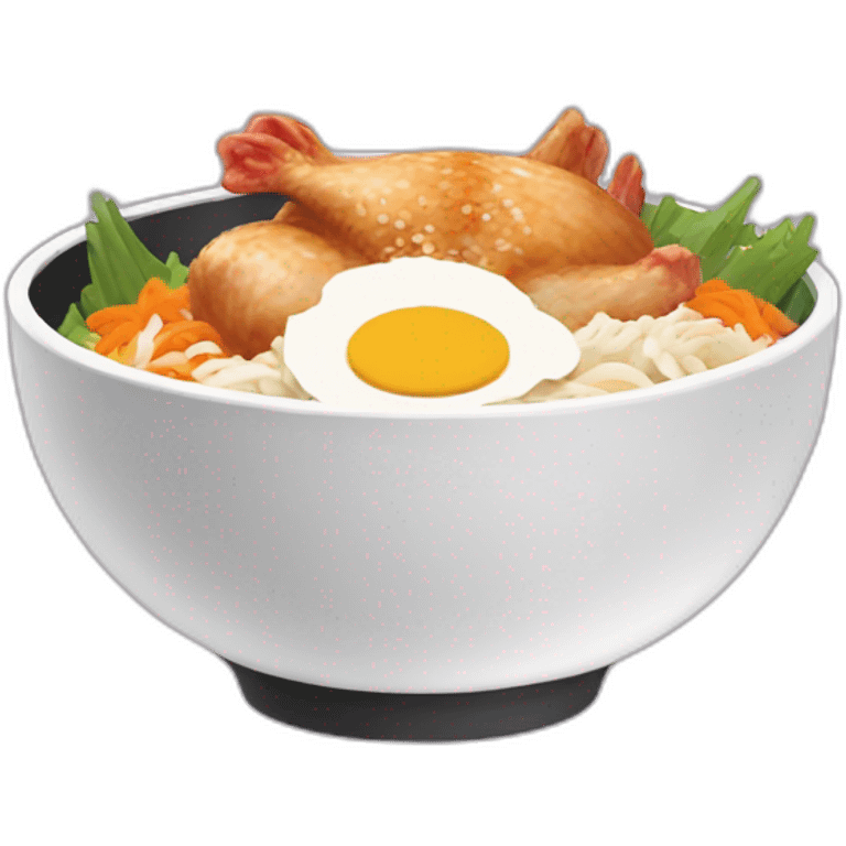 Chicken Donburi bowl  emoji