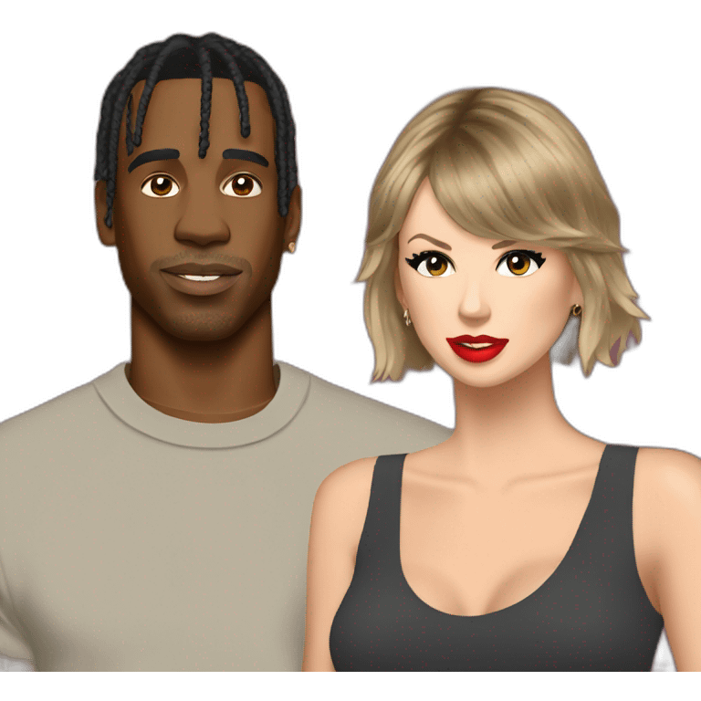 travis scott and taylor swift emoji