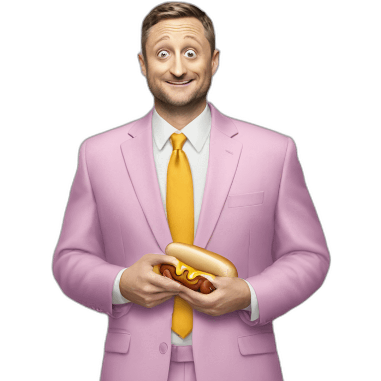 hot dog suit Tim Robinson emoji