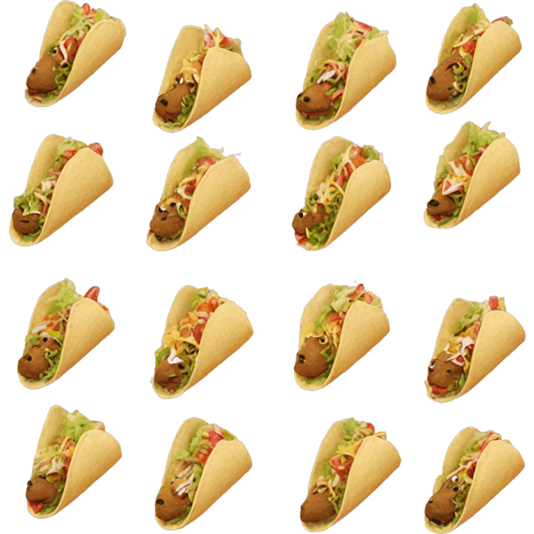 Mexican eating tacos   emoji