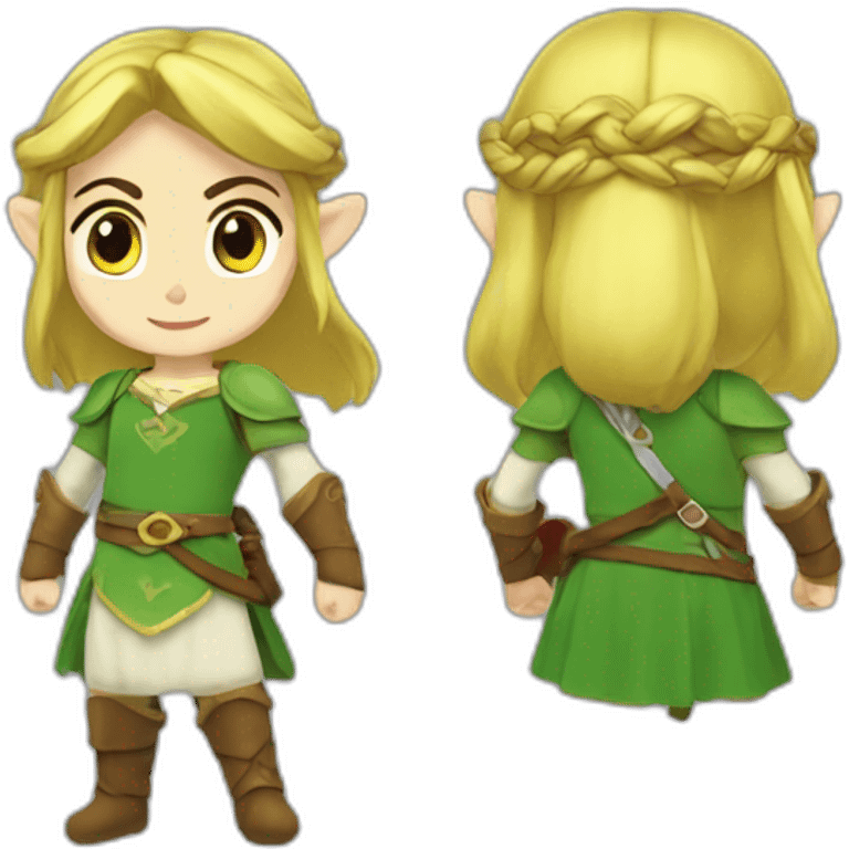 Princesse Link Zelda emoji