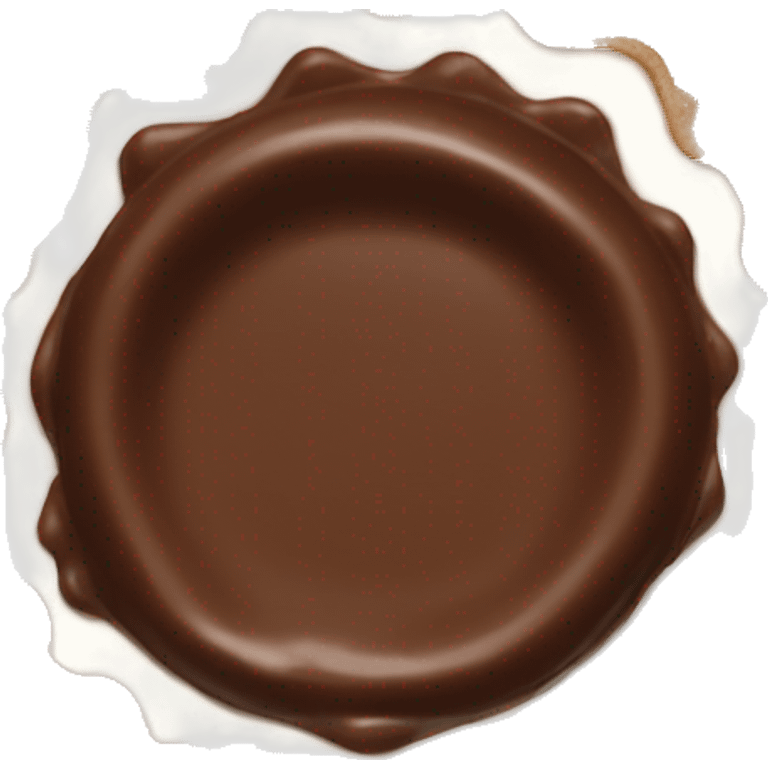 Chocolate peanut butter cup  emoji