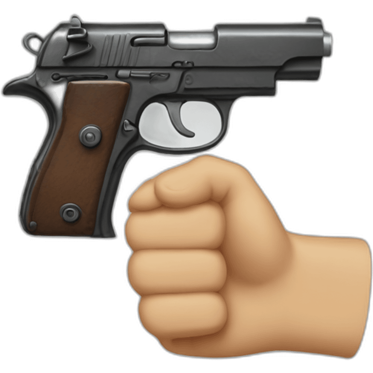 Hand pistols emoji