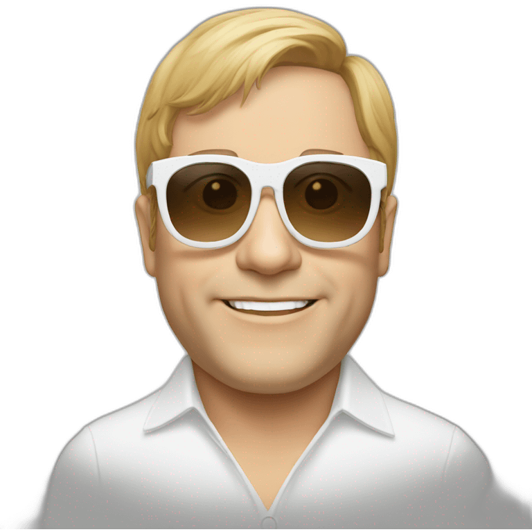 elton-john-white-glasses emoji