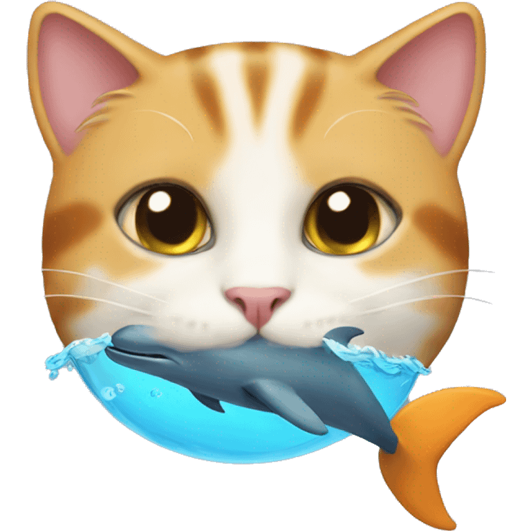 cat dolphin emoji