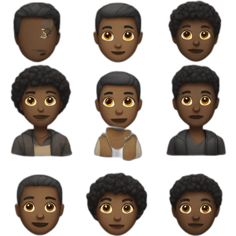 black people emoji