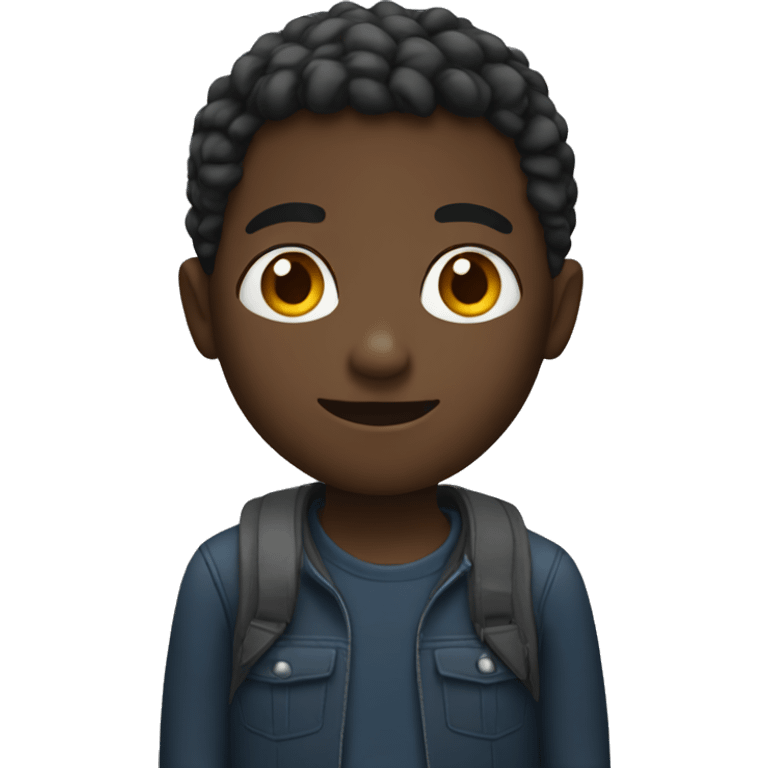 apple emoji black boy  emoji