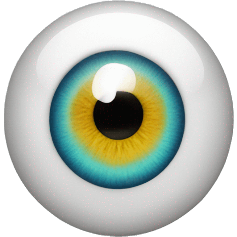 eye ball with rings around it emoji