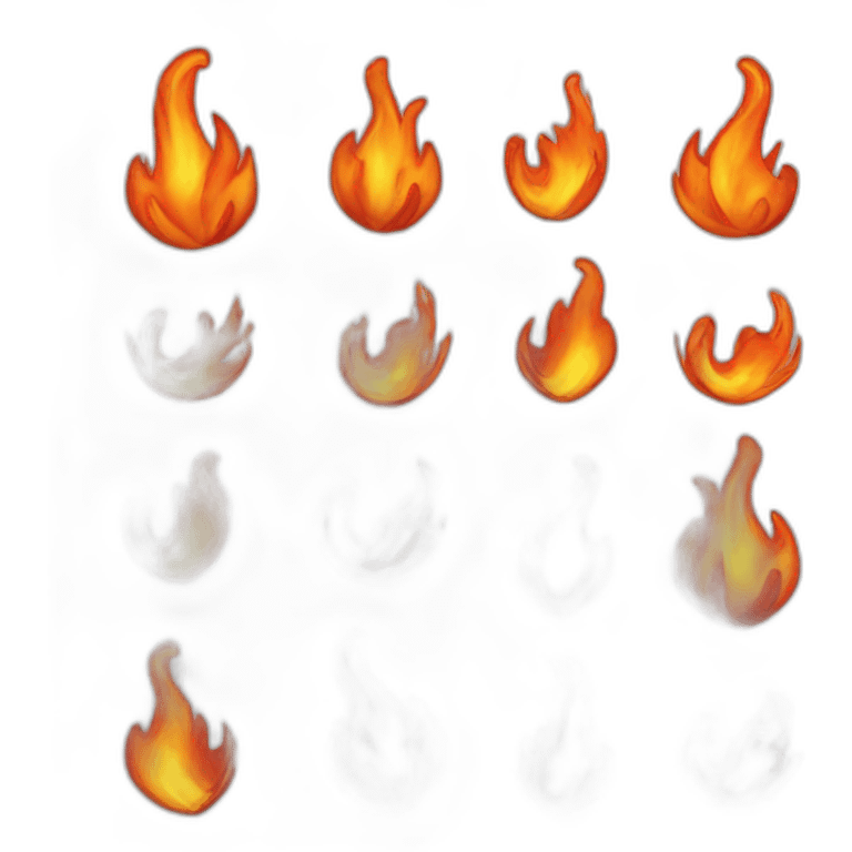 Coeur en flammes emoji