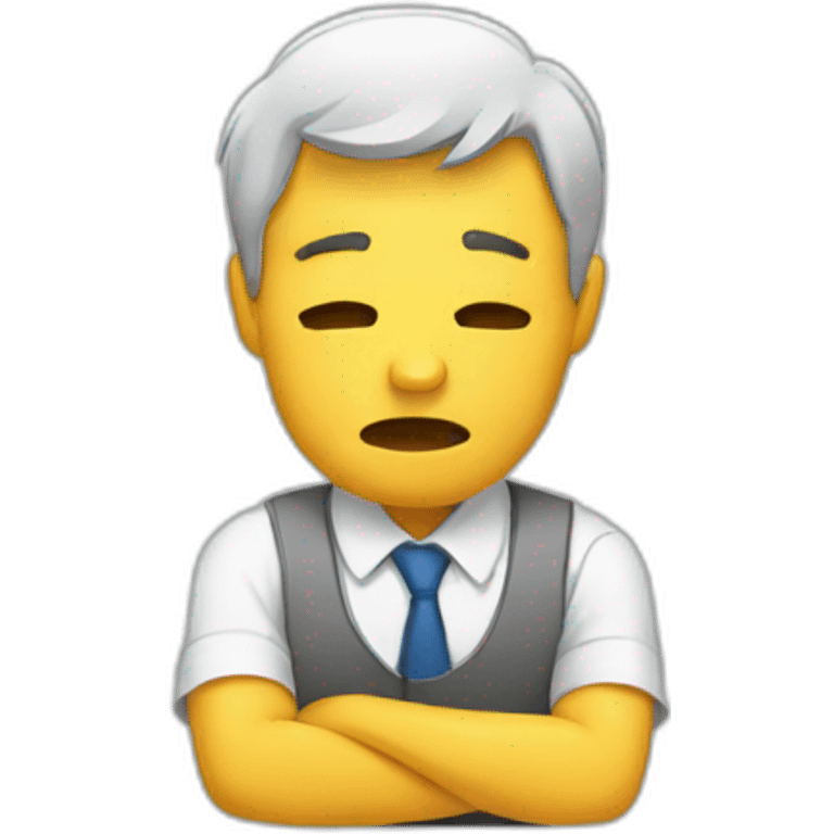 over worked emoji