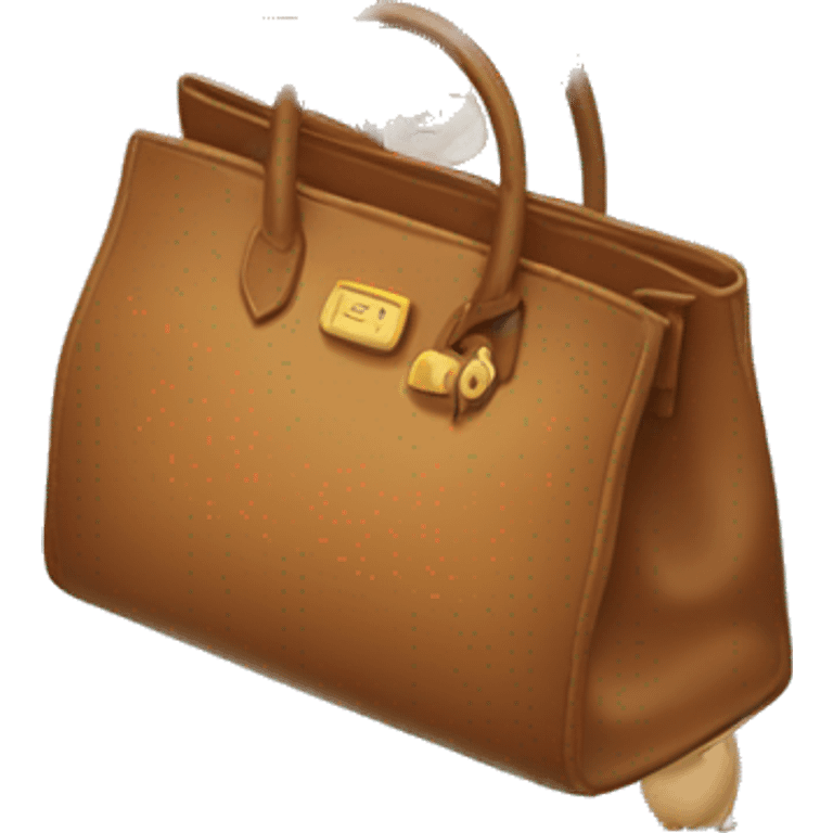 a birkin bag filled with mice emoji