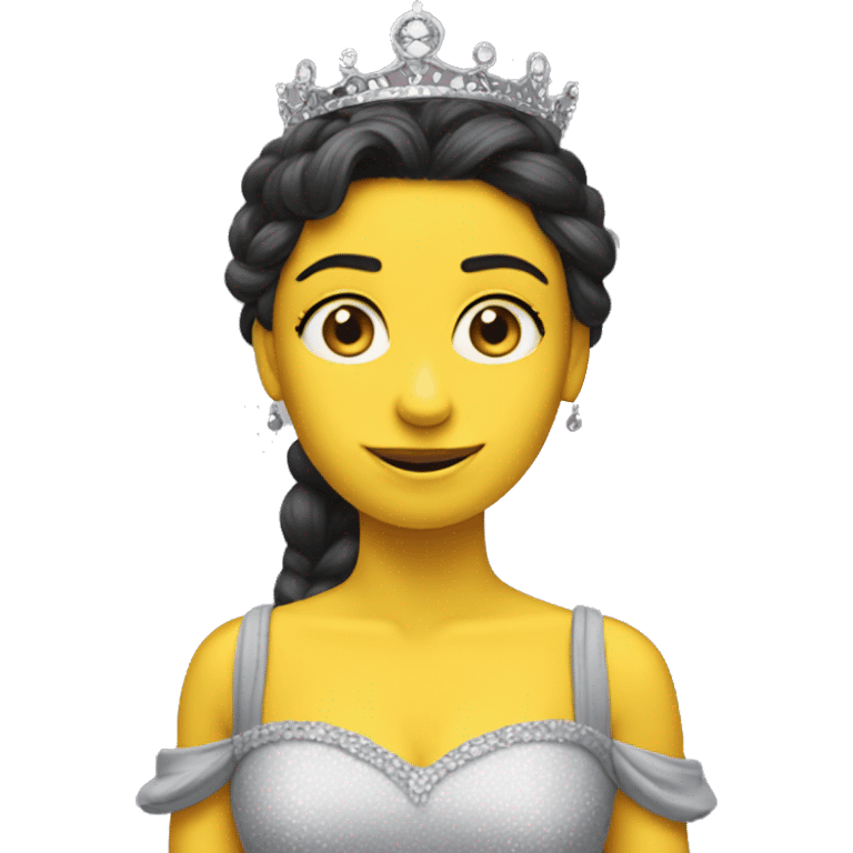 Um minion vestido de princesa emoji