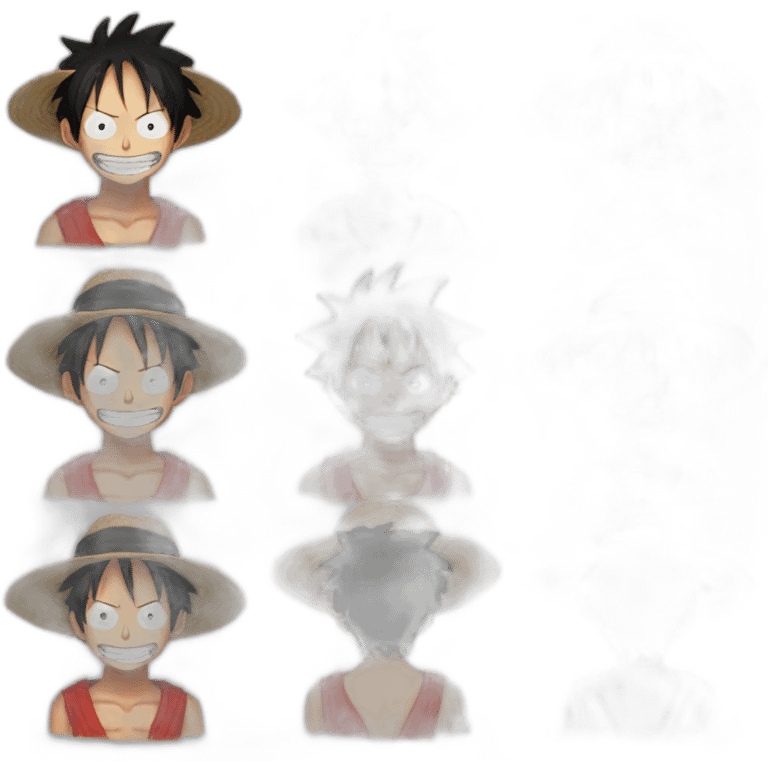 One piece Luffy emoji